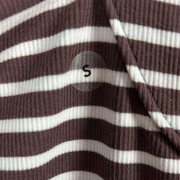 American Eagle Outfitters Striped Brown Tank size S NWT - Picture 6 of 8